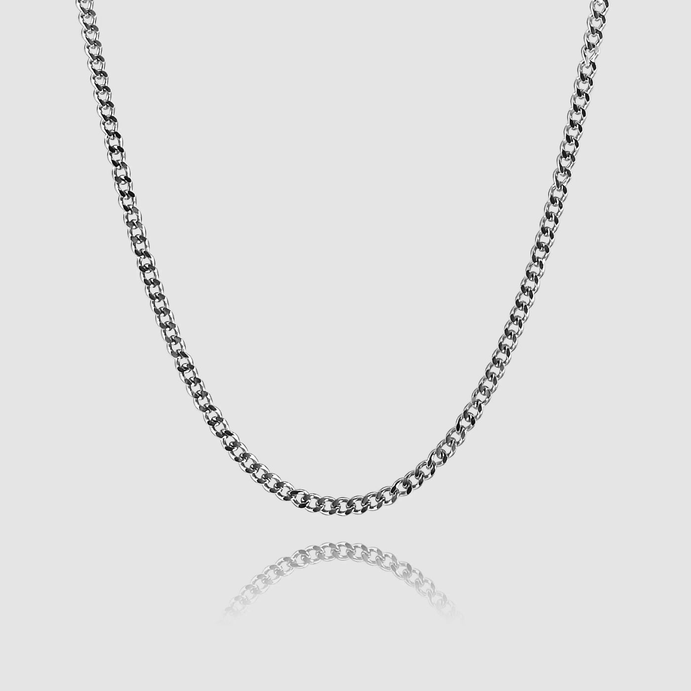 Cuban Chain (Silver) 4mm