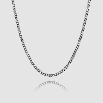 Cuban Chain (Silver) 4mm