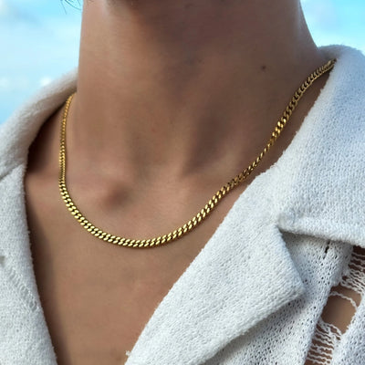 Cuban Chain (Gold) 4mm