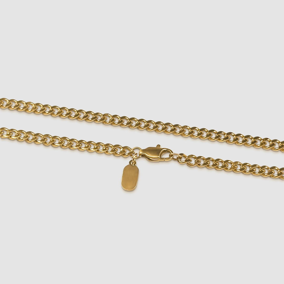 Cuban Chain (Gold) 4mm