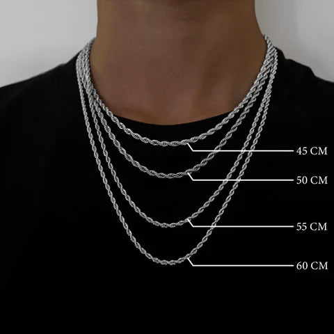 Cuban Chain (Silver) 4mm